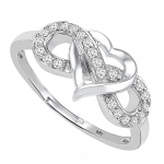 Sterling Silver Rings for Women, Infinity Ring for Women