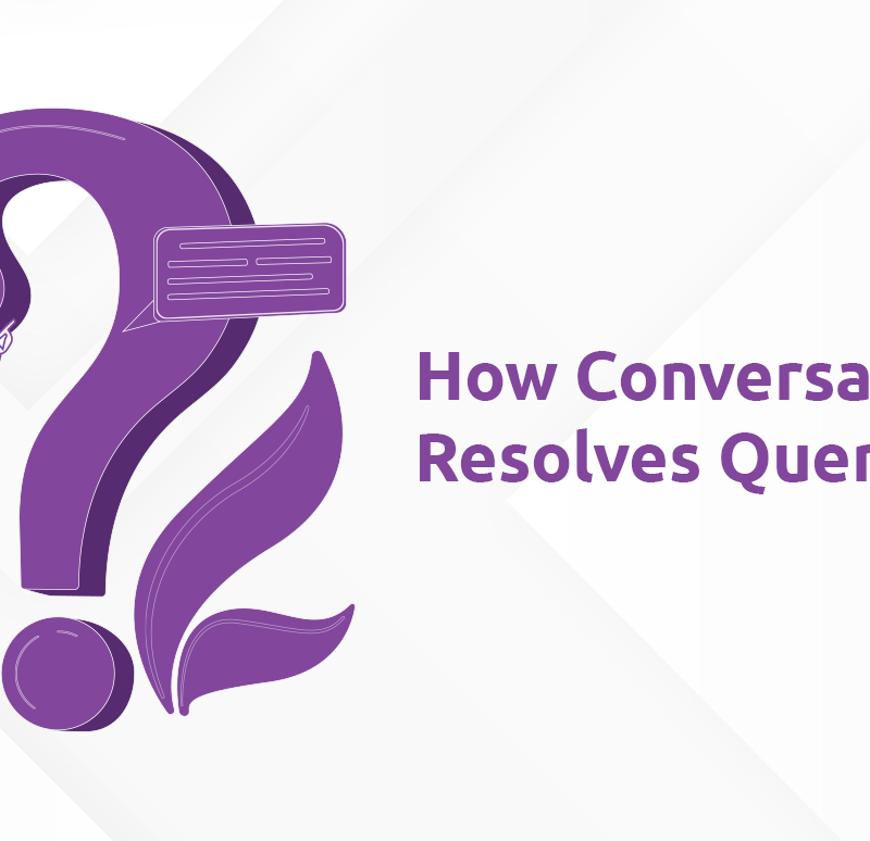 How conversational ai resolve queries